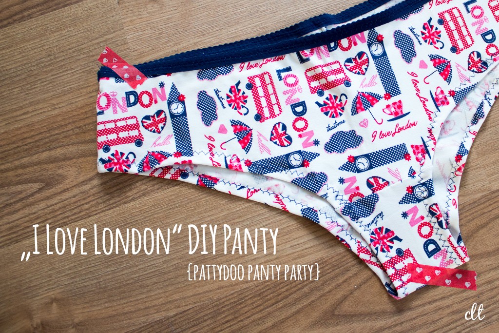 "I Love London" DIY Panty nach dem Schnittmuster von pattydoo